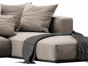 flexform grandemare chaise lounge Modelo 3D