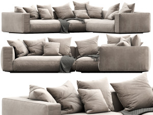 flexform grandemare sectional 3D Model