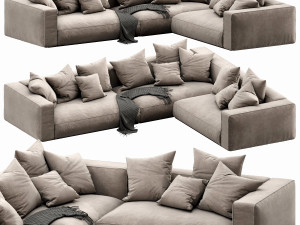 flexform grandemare sectional 3D Model