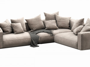 flexform grandemare sectional 3D Model