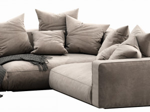 flexform grandemare sectional 3D Model