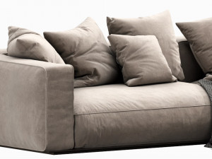 flexform grandemare sectional 3D Model