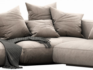 flexform grandemare sectional 3D Model