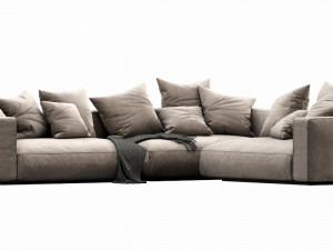 flexform grandemare sectional 3D Model