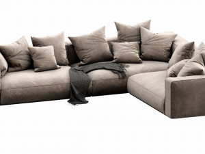 flexform grandemare sectional 3D Model