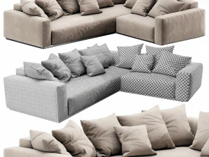 flexform lario sectional 3D Model