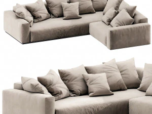 flexform lario sectional 3D Model