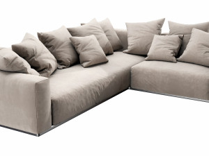 flexform lario sectional Model 3D