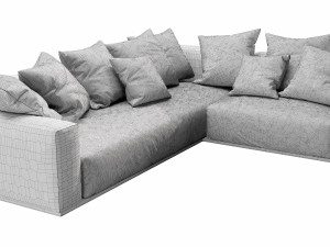 flexform lario sectional Model 3D
