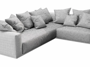 flexform lario sectional 3D Model