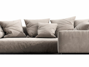 flexform lario sectional Model 3D