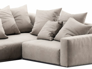 flexform lario sectional Model 3D