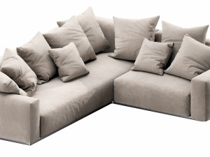 flexform lario sectional Model 3D