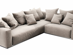 flexform lario sectional Model 3D
