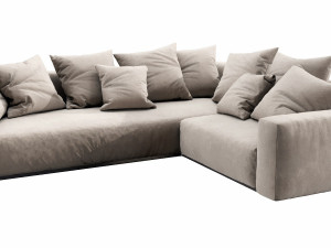 flexform lario sectional Model 3D
