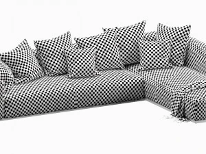 flexform lario chaise lounge 3D Model