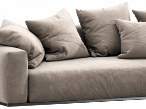 flexform lario chaise lounge Modello 3D