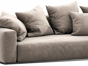 flexform lario chaise lounge 3D Model