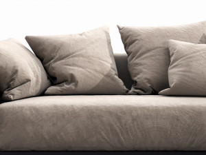 flexform lario chaise lounge Modello 3D