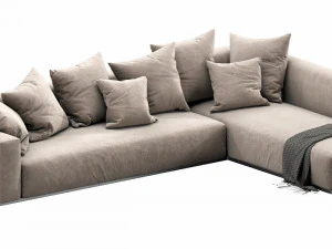 flexform lario chaise lounge 3D Model
