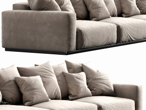 flexform lario chaise lounge Modello 3D