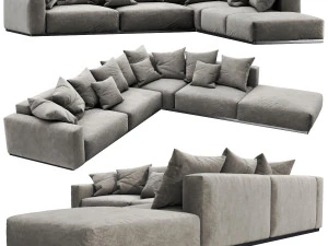 flexform lario sectional 3D Model