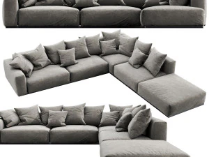 flexform lario sectional 3D Model