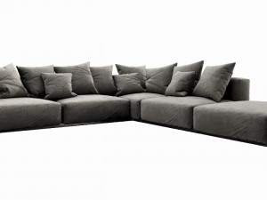 flexform lario sectional 3Dモデル