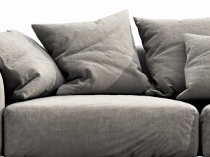 flexform lario sectional 3Dモデル
