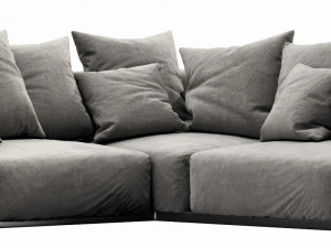 flexform lario sectional 3Dモデル
