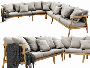skyline flexx sectional 3D Model