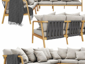 skyline flexx sectional 3D Модель