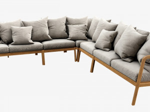 skyline flexx sectional 3D Модель