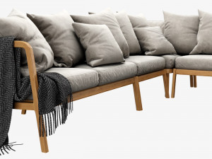 skyline flexx sectional 3D Модель