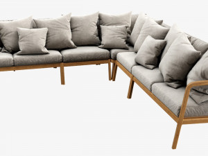 skyline flexx sectional 3D Модель