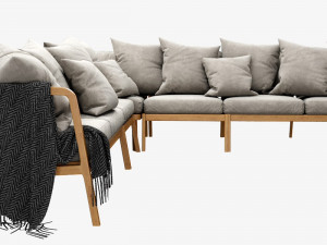 skyline flexx sectional 3D Модель