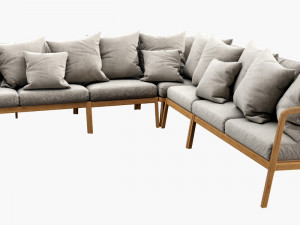 skyline flexx sectional 3D Модель
