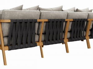 skyline flexx sectional 3D Модель