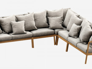 skyline flexx sectional 3D Модель