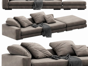 verzelloni holden with pouf Modello 3D