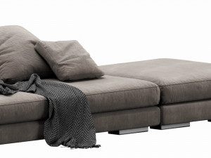 verzelloni holden with pouf Modello 3D