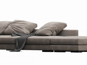 verzelloni holden with pouf Modello 3D