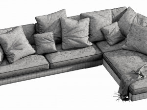 verzelloni holden sectional Modelo 3D