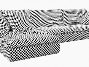 indera weeknd chaise lounge Model 3D