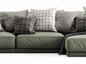 poliform paris seoul chaise lounge Modelo 3D