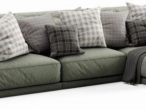 poliform paris seoul chaise lounge Modelo 3D