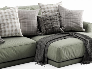 poliform paris seoul chaise lounge Modelo 3D