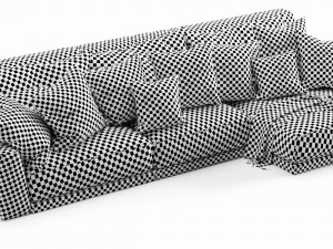 poliform paris seoul chaise lounge Modelo 3D