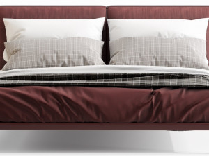 poliform park uno bed 3D Model