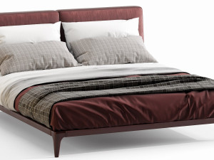 poliform park uno bed 3D Model